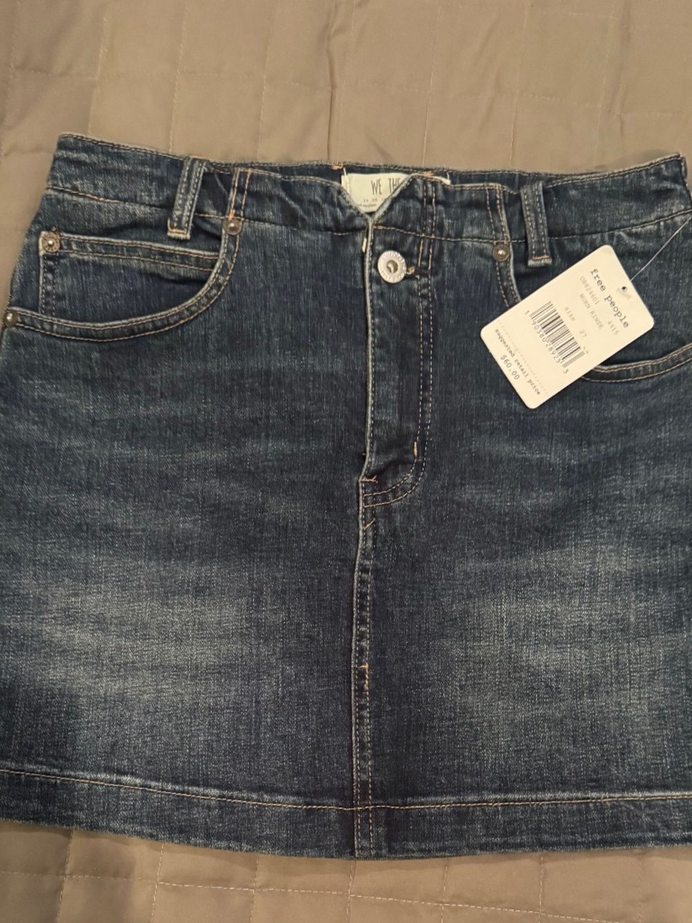 Free People Denim Skirt